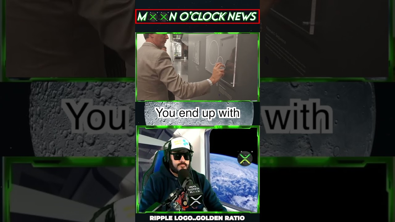 RIPPLE TRISKELION LOGO THE GOLDEN RATIO!! FIBONACCI