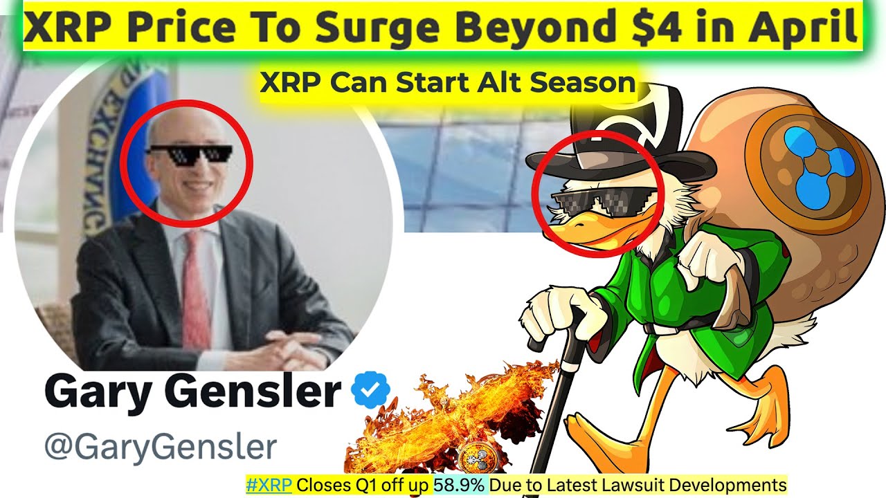 RIPPLE/XRP NO APRIL FOOLS JOKE..SEC GOING THUG LIFE!! XRP TRIGGERING ALT SEASON..$4 APRIL!??